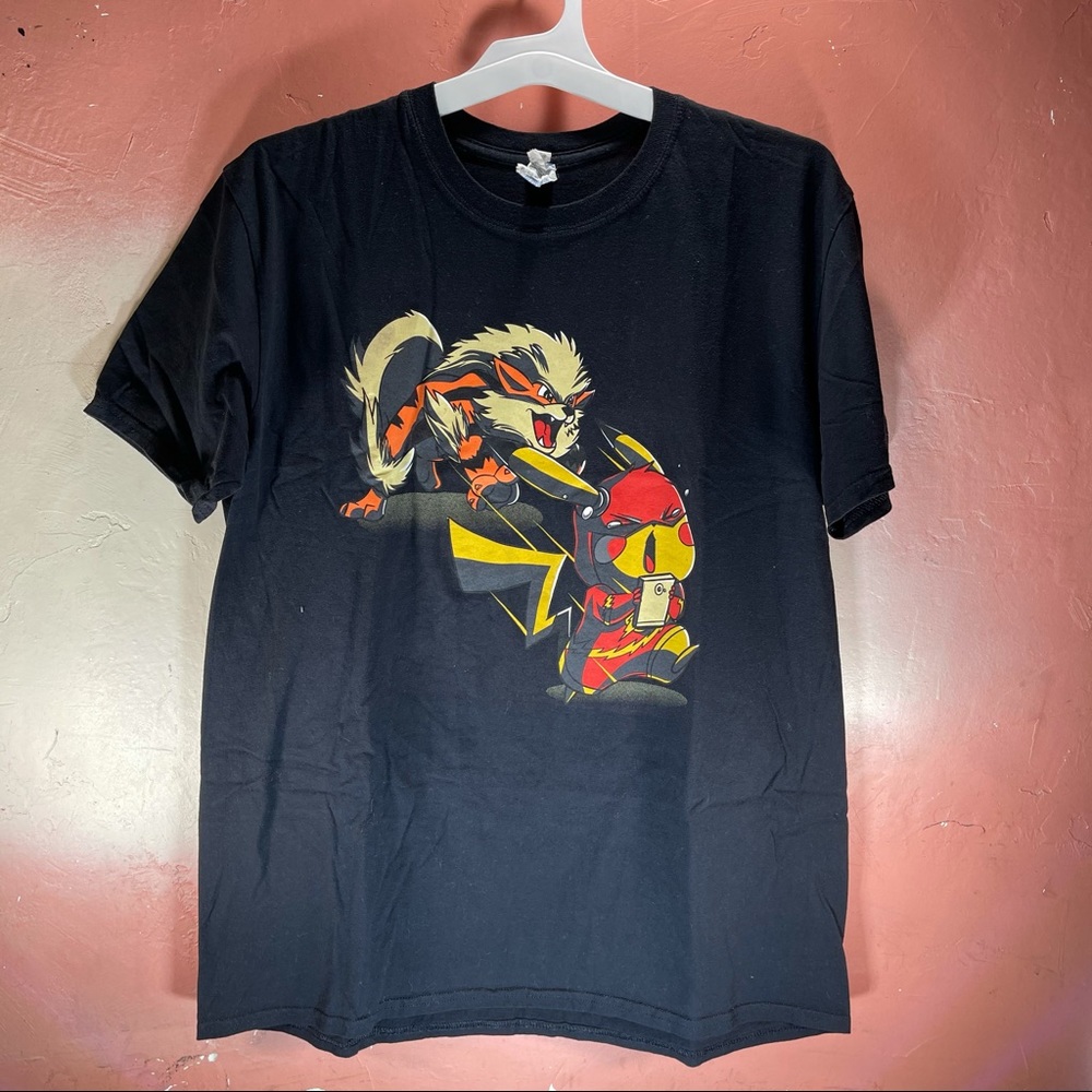 Pokémon Arcanine Flash Pikachu T Shirt-A16